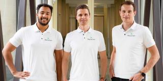 Dennis Maschmeyer, Dominik Leufgen und Hakeem Moruf, die drei Gründer von Pacurion